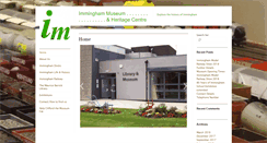 Desktop Screenshot of imminghammuseum.org